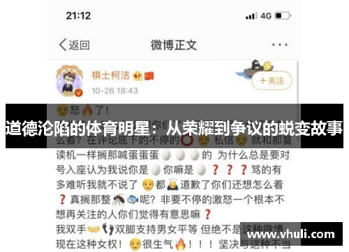 道德沦陷的体育明星：从荣耀到争议的蜕变故事
