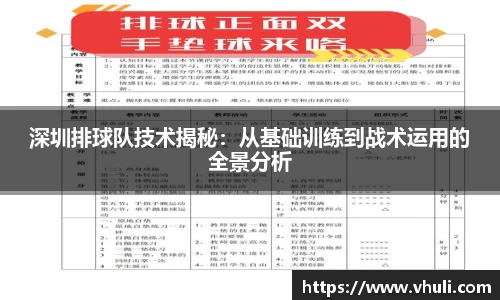 深圳排球队技术揭秘：从基础训练到战术运用的全景分析